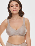 Minimizer Wire-free Seamless Bigger Size Bra Toffee - WingsLove