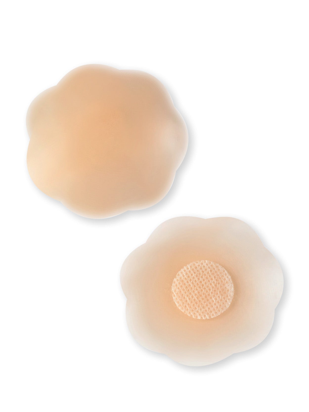 BESTOYARD 2 Pairs Pasties Bra Adhesive Silicone Nipple Covers Reusable Bra  2 Pair Breast Petals Skin Color