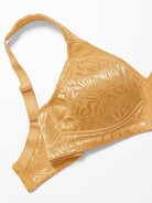 Plus Size Best Minimizer Bra Non Padded Wire-free Gold - WingsLove