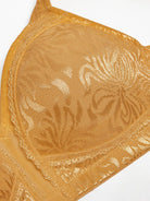 Plus Size Best Minimizer Bra Non Padded Wire-free Gold - WingsLove