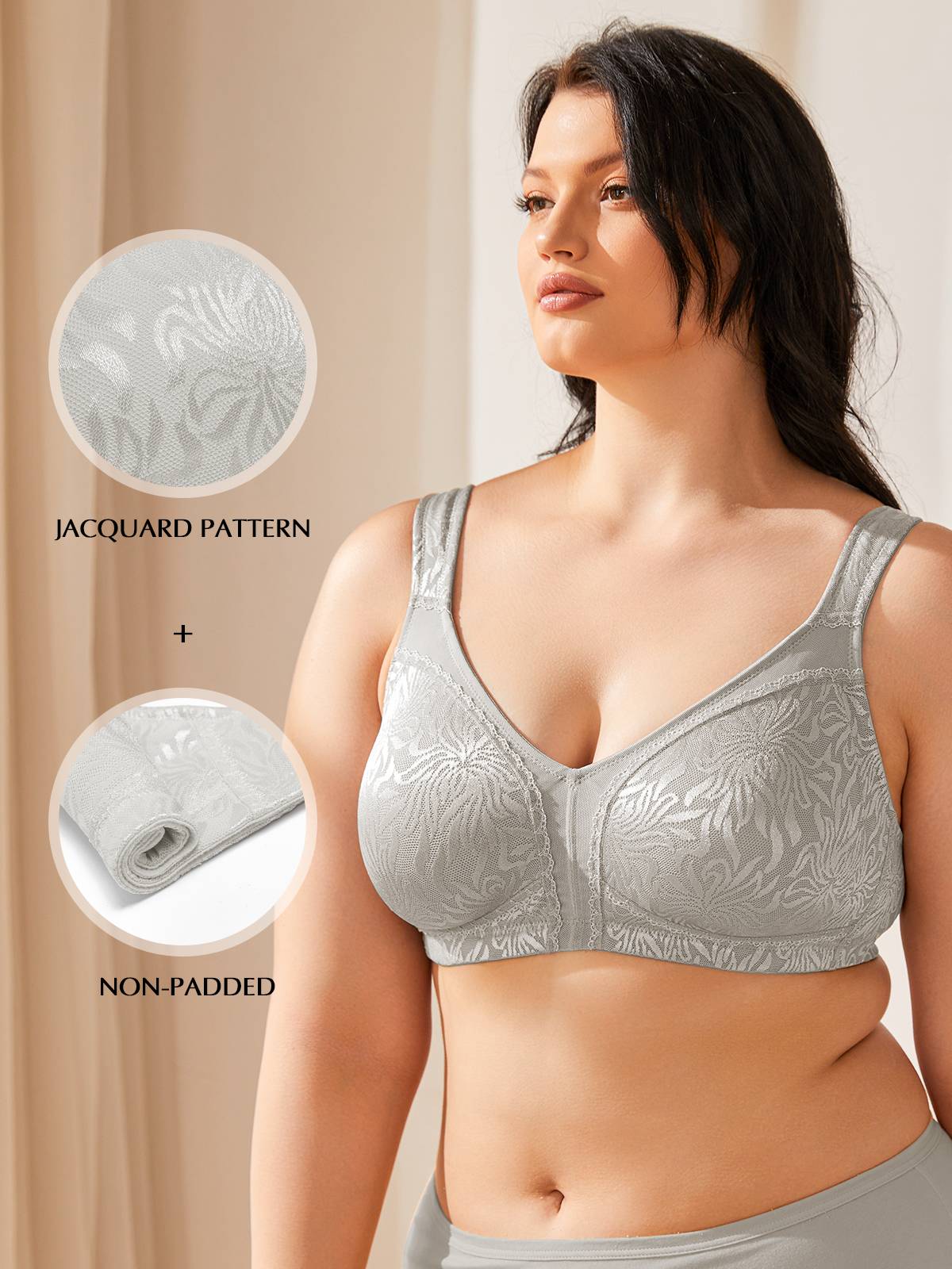 NEW silver color metal mesh bra. Fully adjustable. One size fits most.