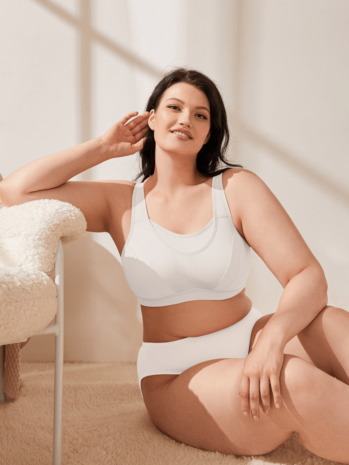 Wingslove High Impact Wirefree Non Padded Sports Bra For Bigger