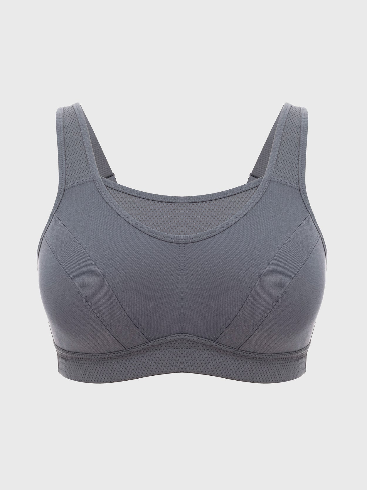 Plus Size Solid Absorb Breathable Sports Bra – WingsLove