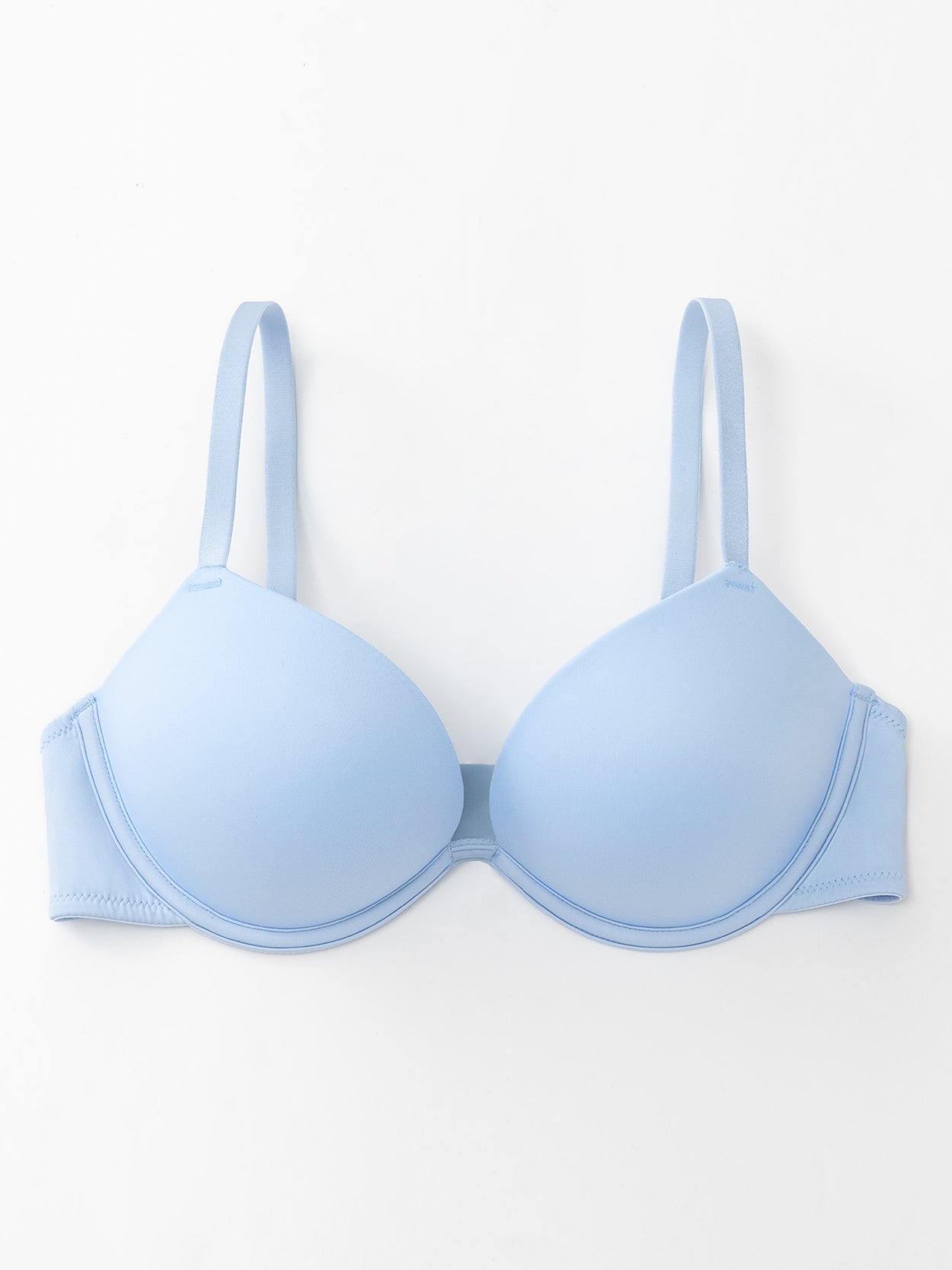 Push Up Deep V Plunge Underwire T-Shirt Bra - WingsLove