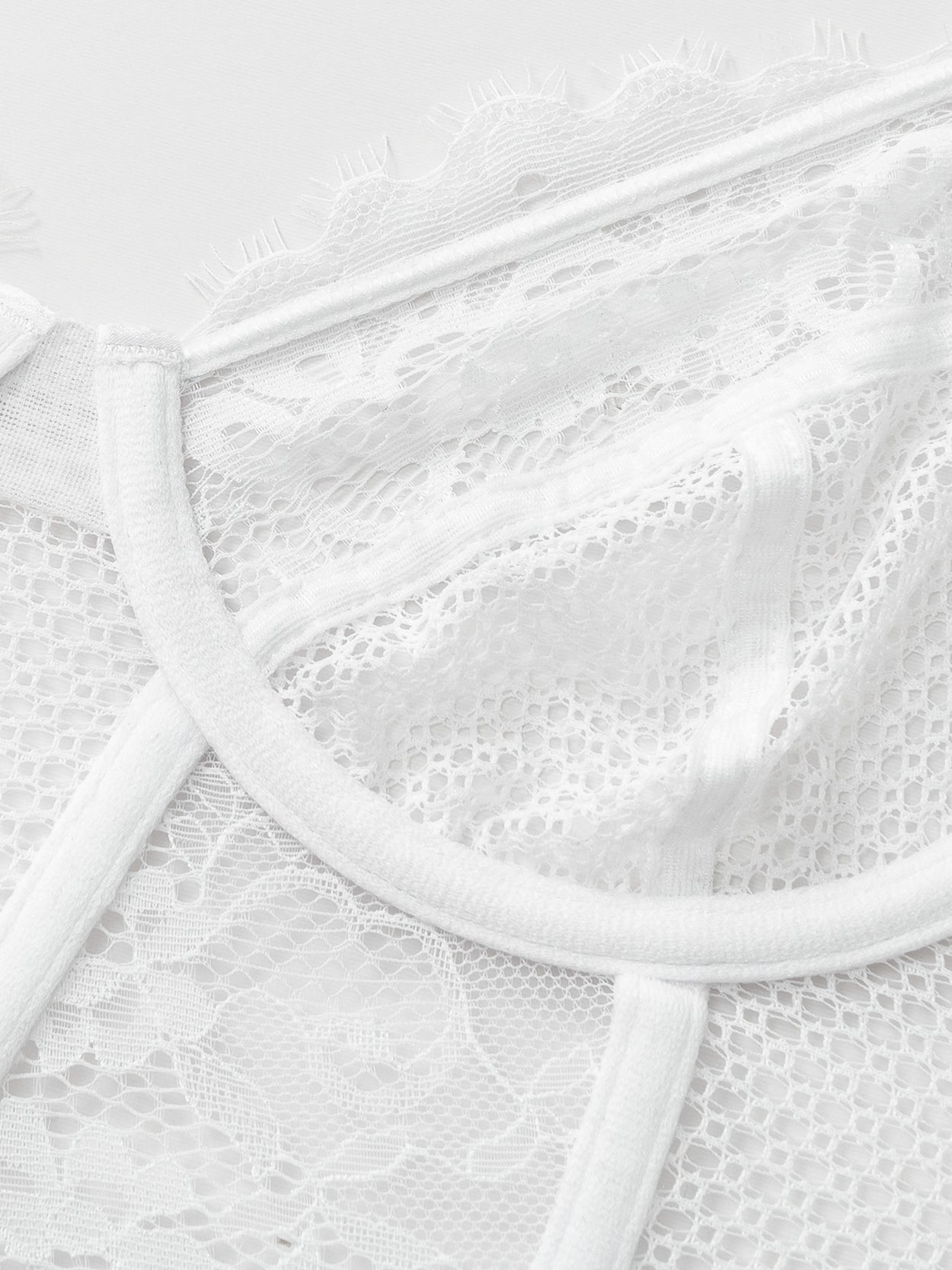 White Multiway Bra Lace Wings 32C Cup AX9A 