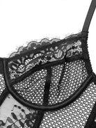 Sexy Lace Balconette Shapewear Bustier Bra - WingsLove