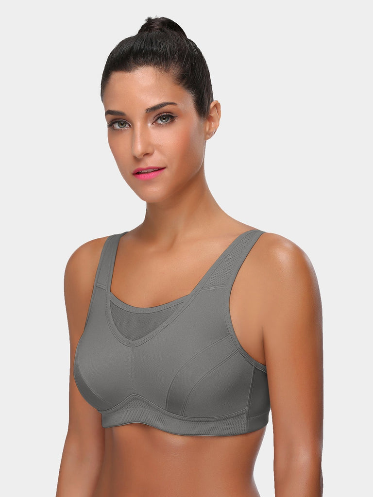 Solid Absorb Breathable Sports Bra - WingsLove