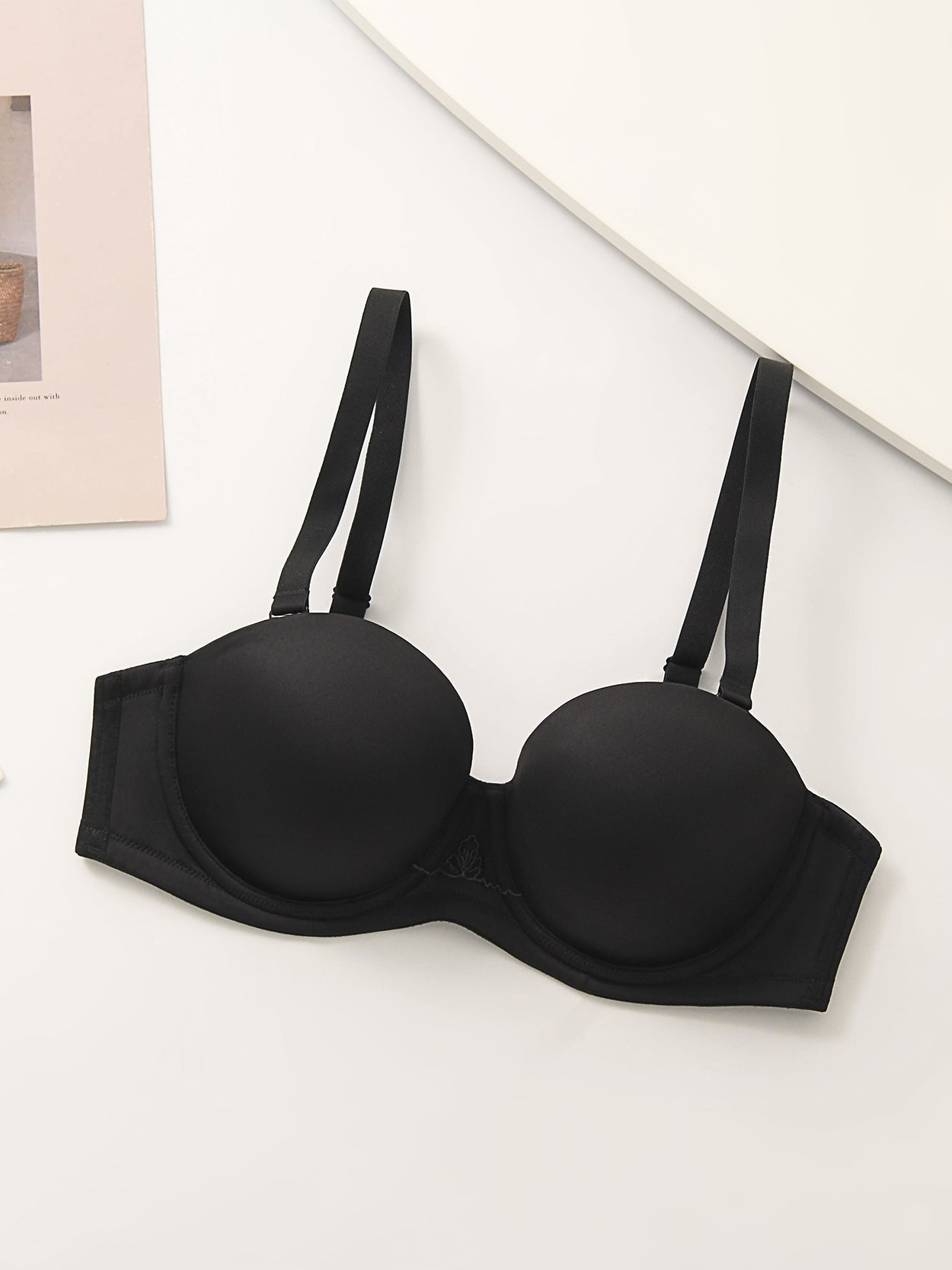 Brand New Ex M&S Non Padded Underwired Multiway Strapless Bra 34A Black