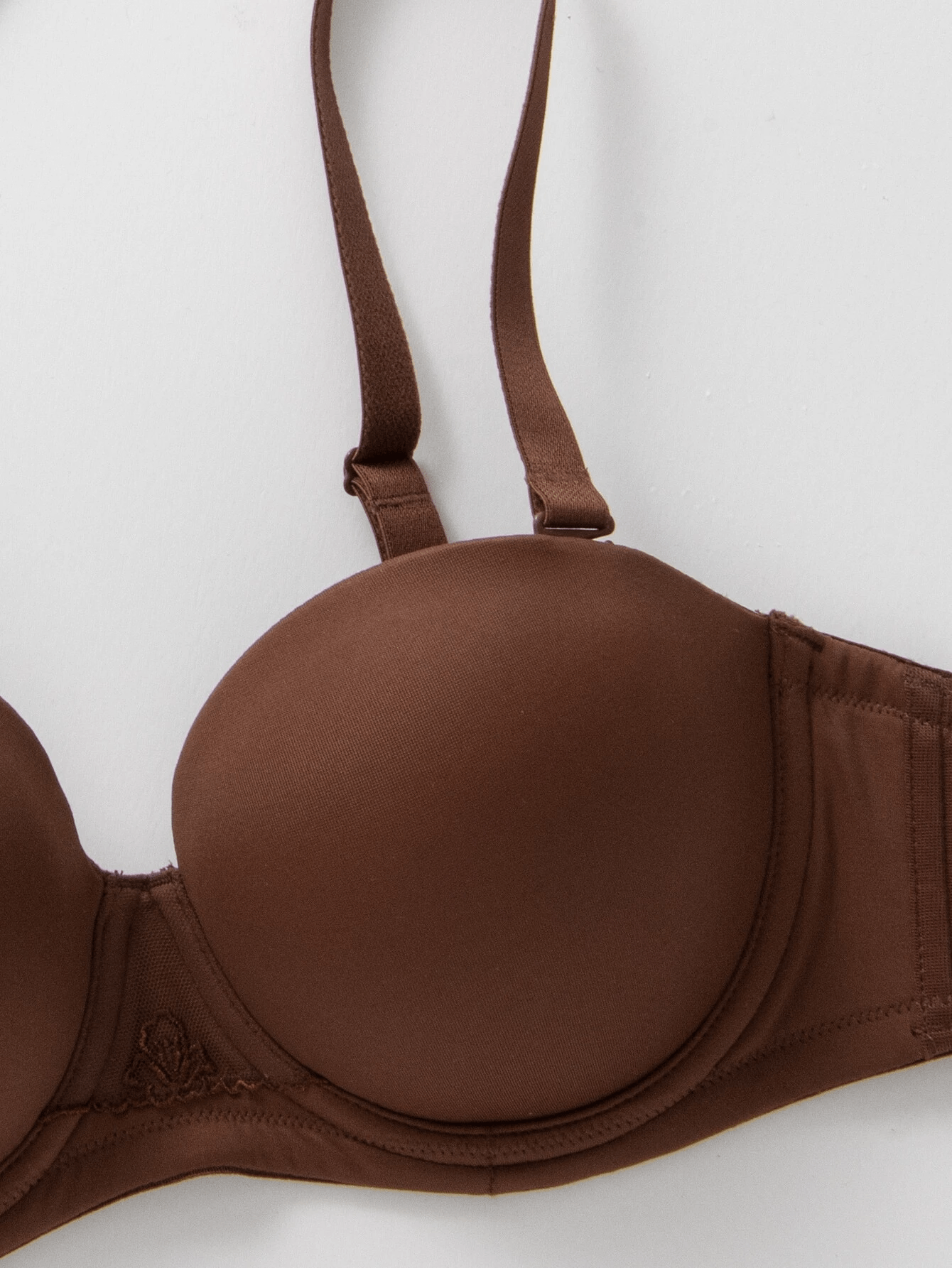 Strapless Multi-way Contour Underwire Bra Coffee Brown - WingsLove