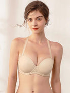 Strapless Multi-way Contour Underwire Bra Nude - WingsLove