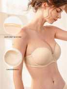 Strapless Multi-way Contour Underwire Bra Nude - WingsLove