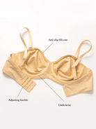 Strapless Unlined Underwire Multiway Bra - WingsLove