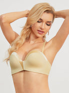 Strapless Wirefree Multiway Push Up Bra Nude - WingsLove