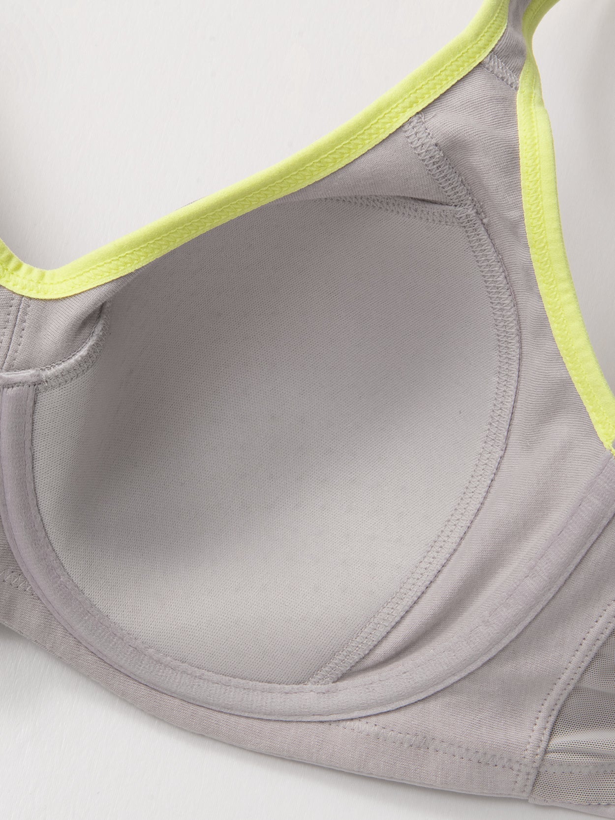 Full Coverage Underwire Workout Sports Bras Grey