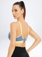 V Neck Full Figure Running Workout Bra - WingsLove