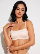 Wireless one-shoulder cup bra - WingsLove