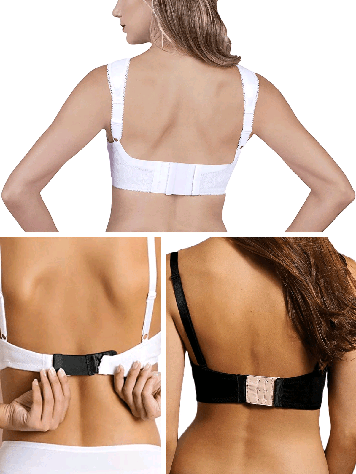 Rubii Invisible Clear Replacement Bra Straps - Transparent
