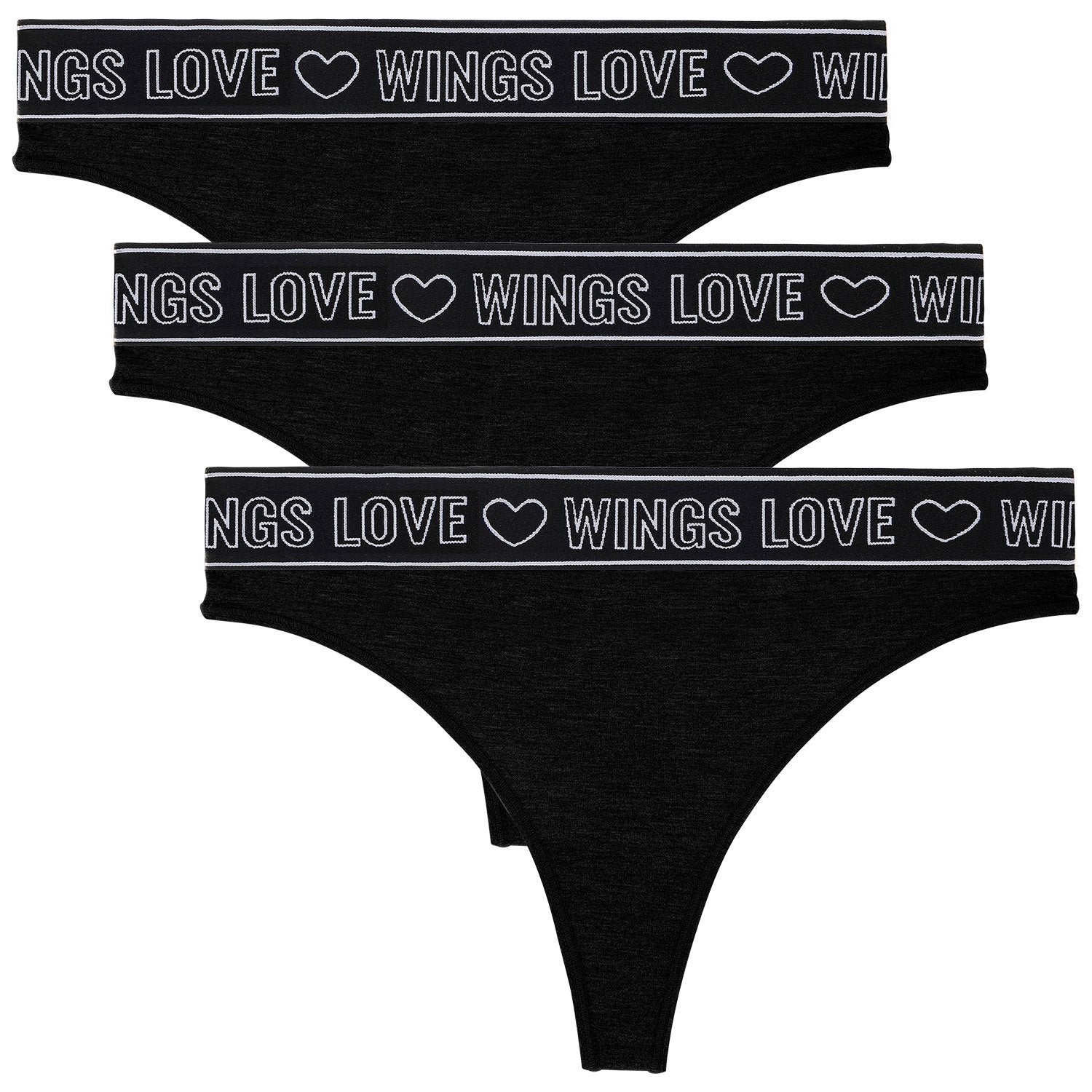 WingsLove Women's High Waisted Underwear Cotton Briefs Full Coverage  Breathable Soft Panties（Black White Grey,6） : : Clothing, Shoes &  Accessories